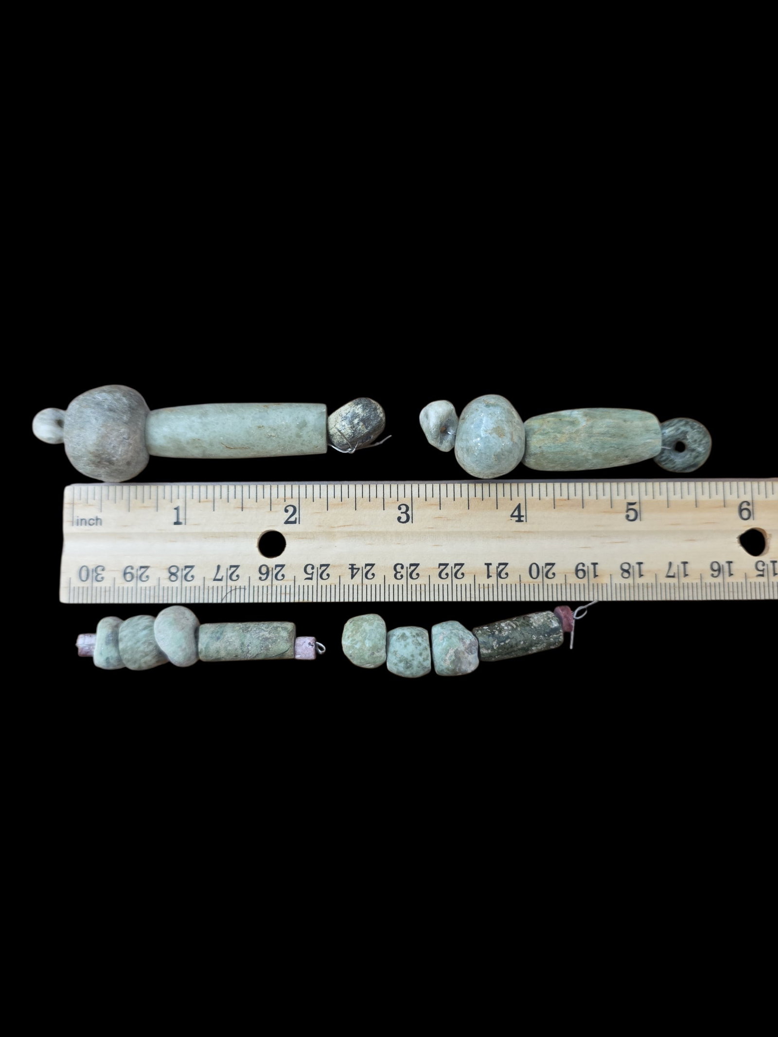 Pre-Columbian Mayan Jade Assemblage - 2
