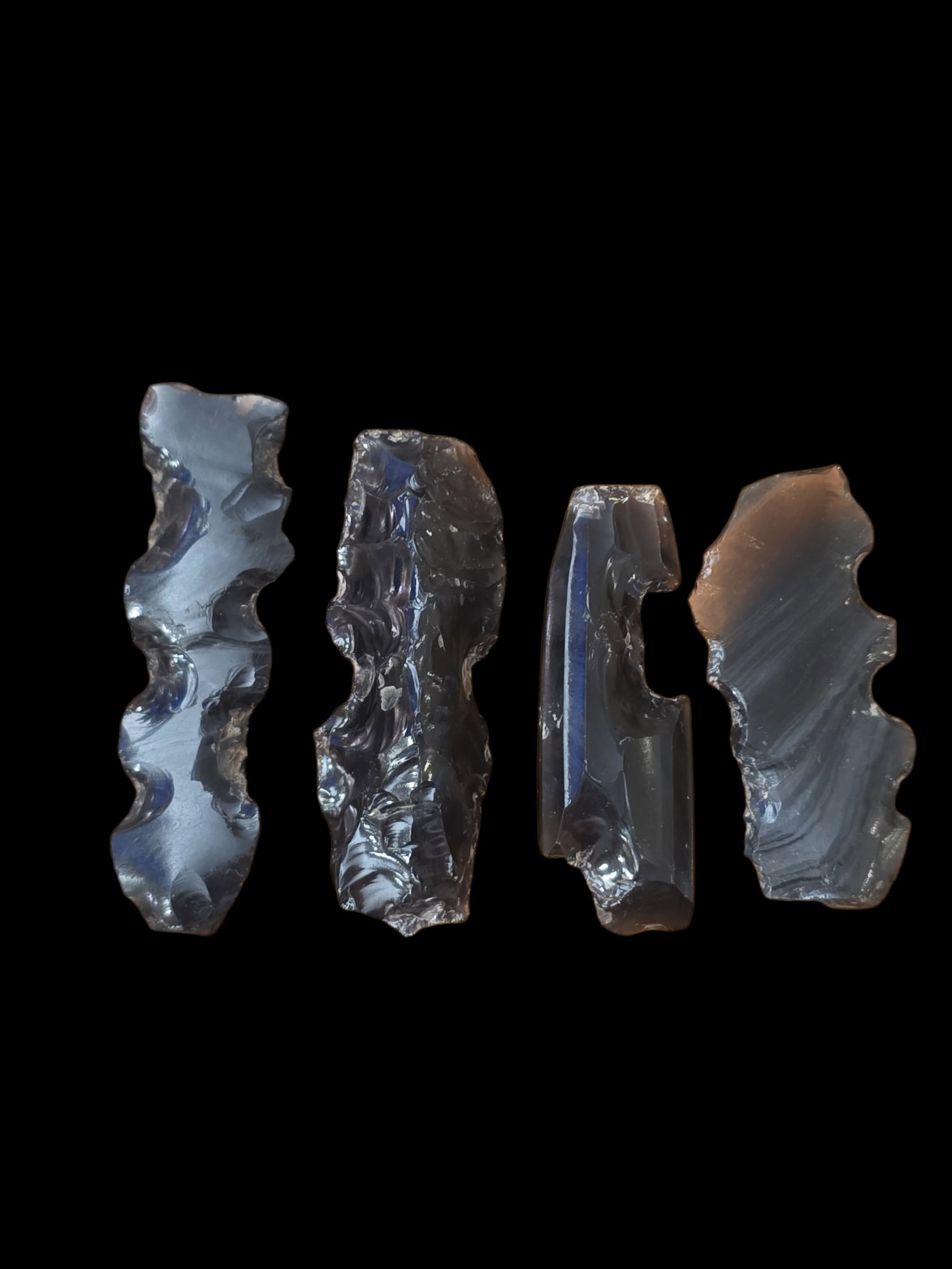 Pre-Columbian Mayan Obsidian Blades (1 of 3)