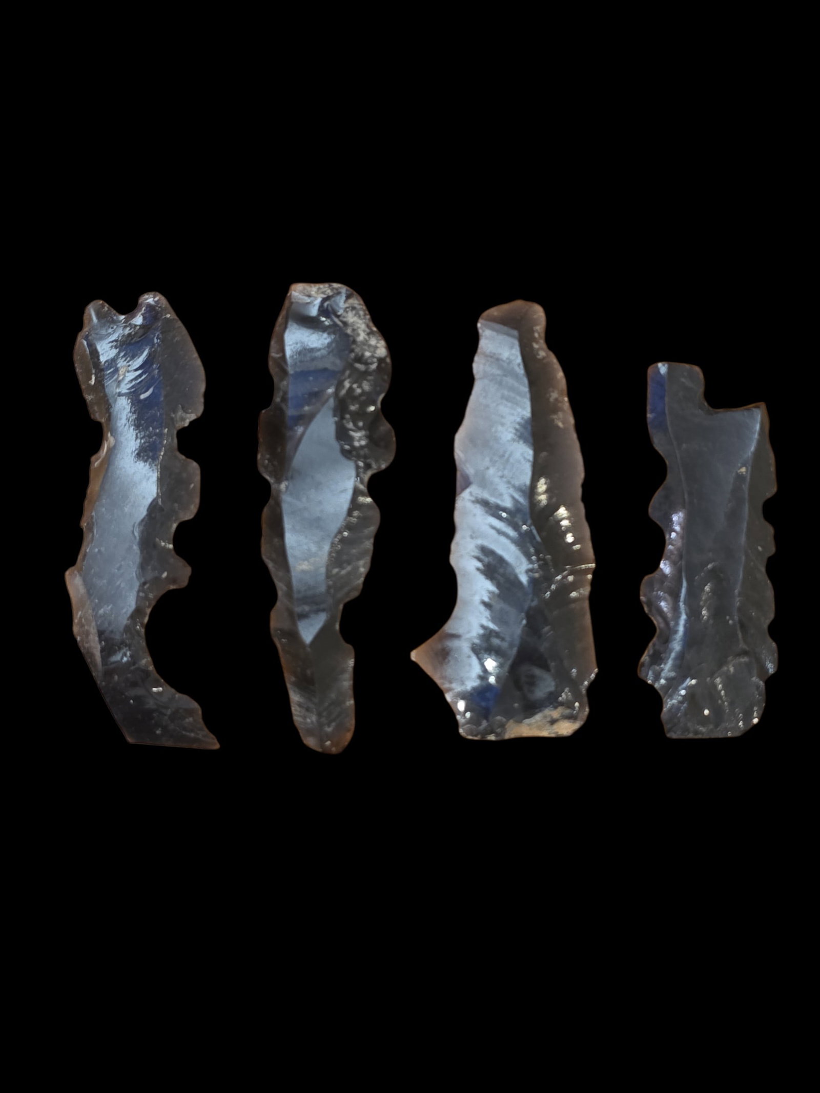 Pre-Columbian Mayan Obsidian Blades (1 of 4)