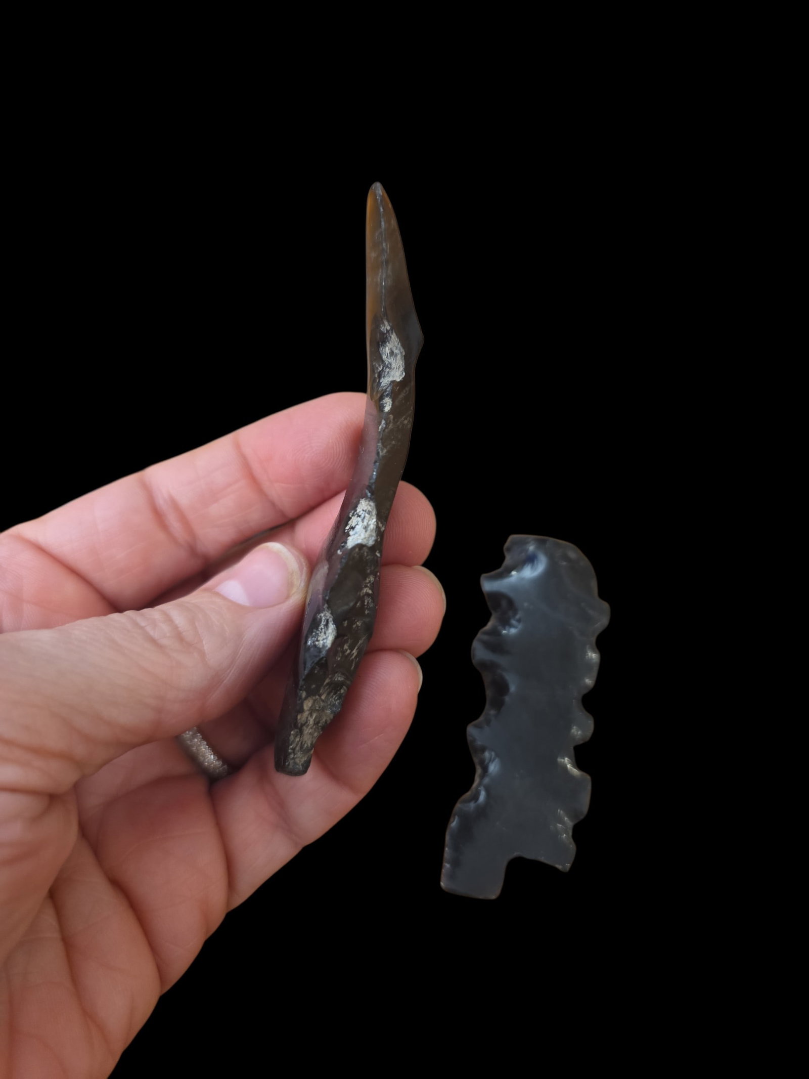 Pre-Columbian Mayan Obsidian Eccentrics - 4