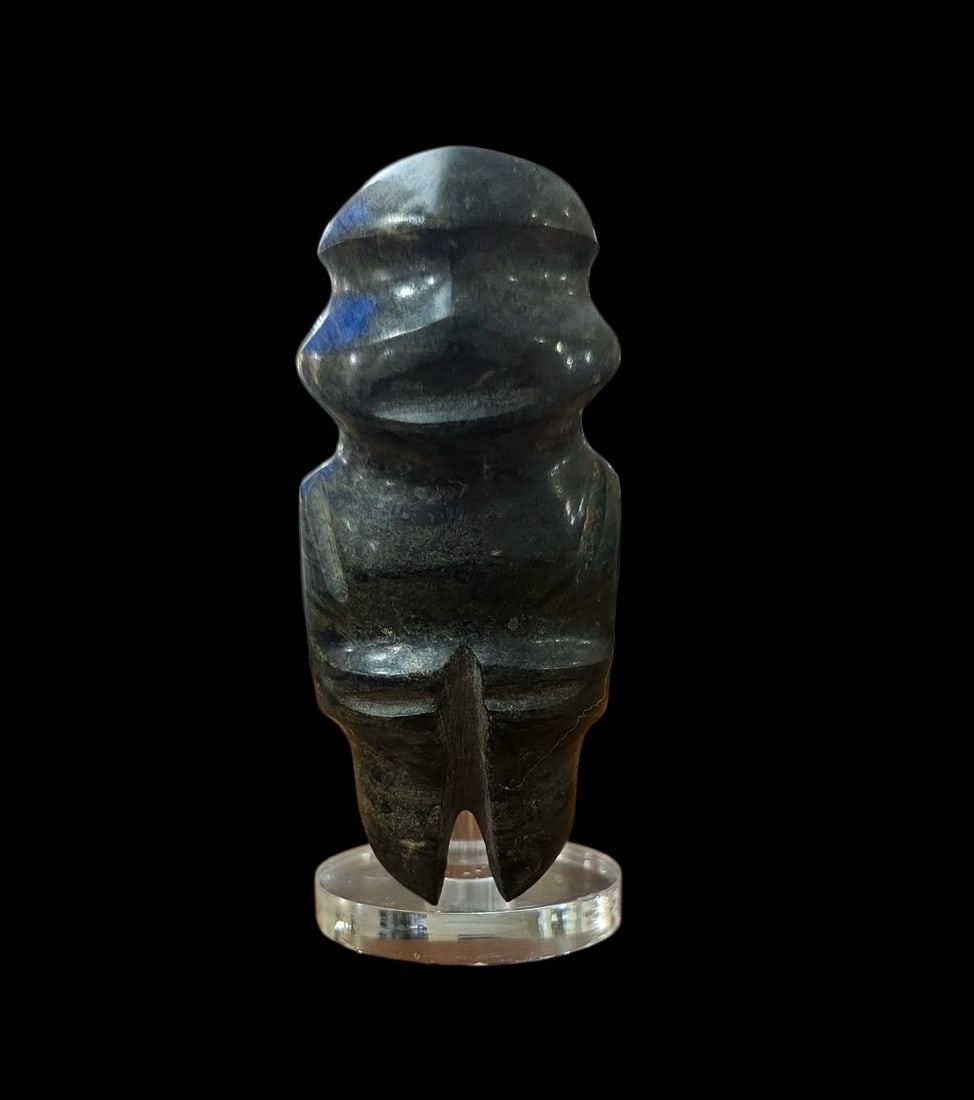 Pre-Columbian Jade Mezcala Standing Figure (1 of 6)