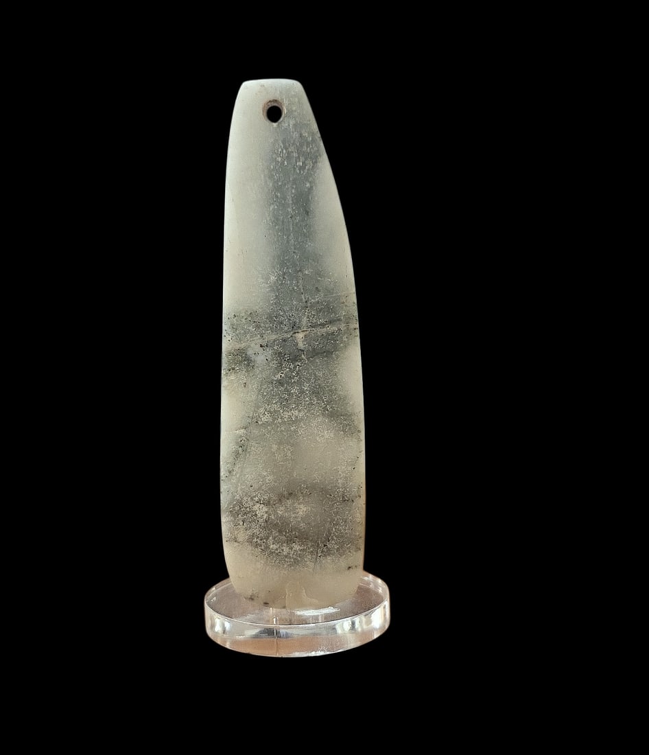 Pre-Columbian Jade Translucent Celt Costa Rica (1 of 6)