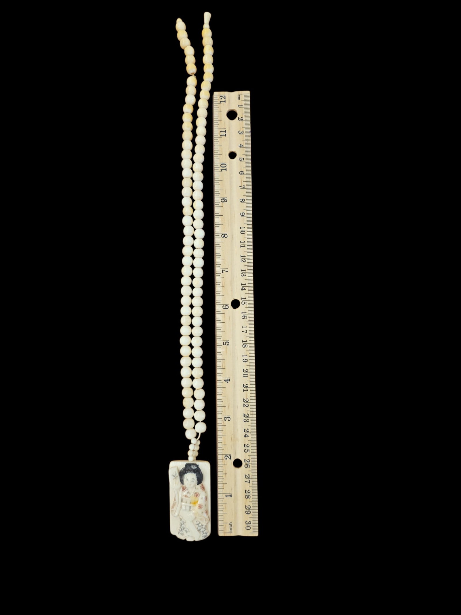 Antique Netsuke Prayer Beads - 2
