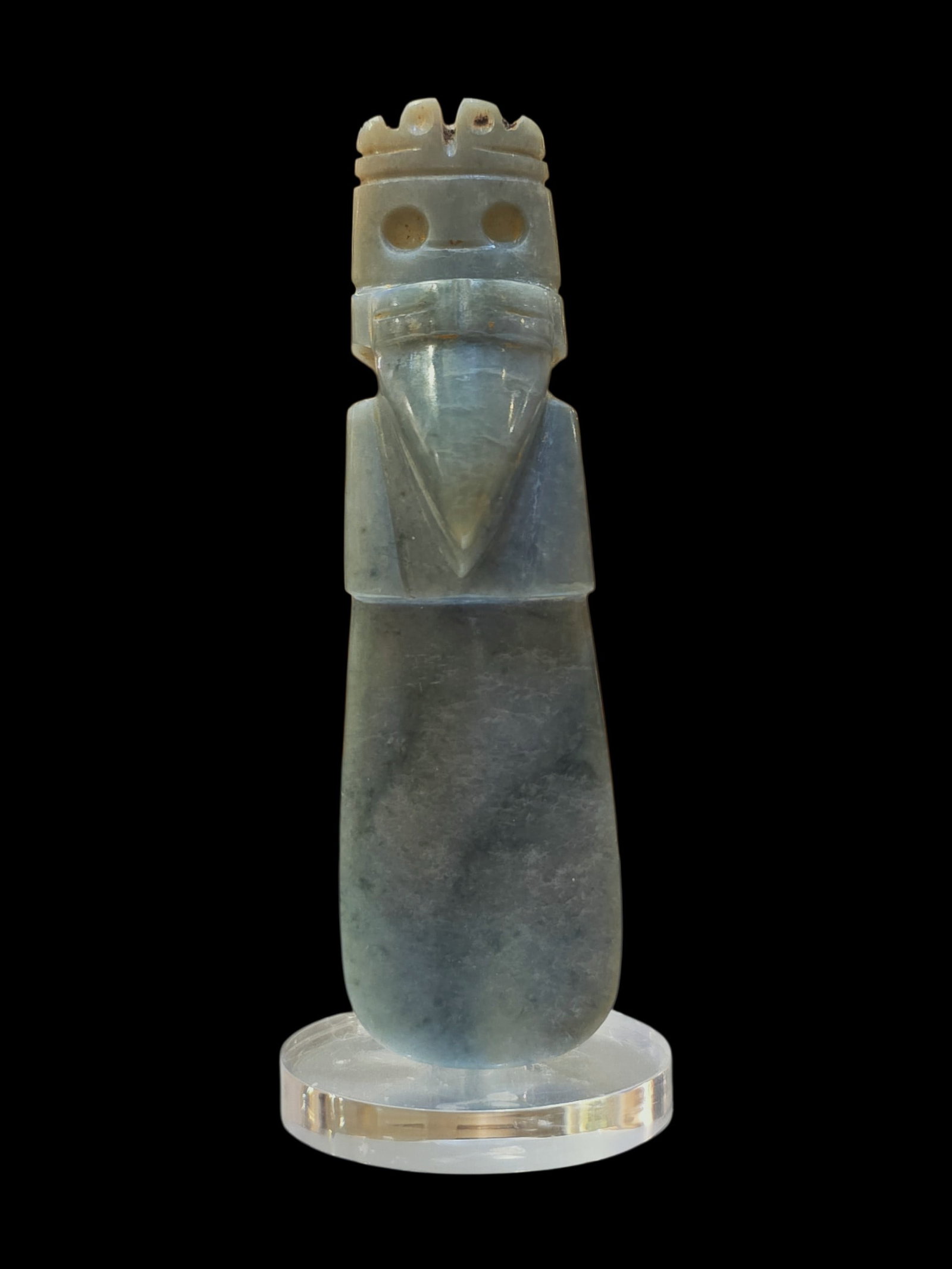 Pre-Columbian Jadeite Jade Harpy Eagle Axe God Celt (1 of 5)