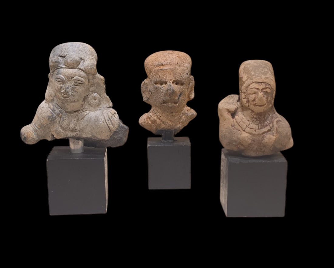 Pre-Columbian Mayan Effigy Figures, Ceremonial Offerings (1 of 3)