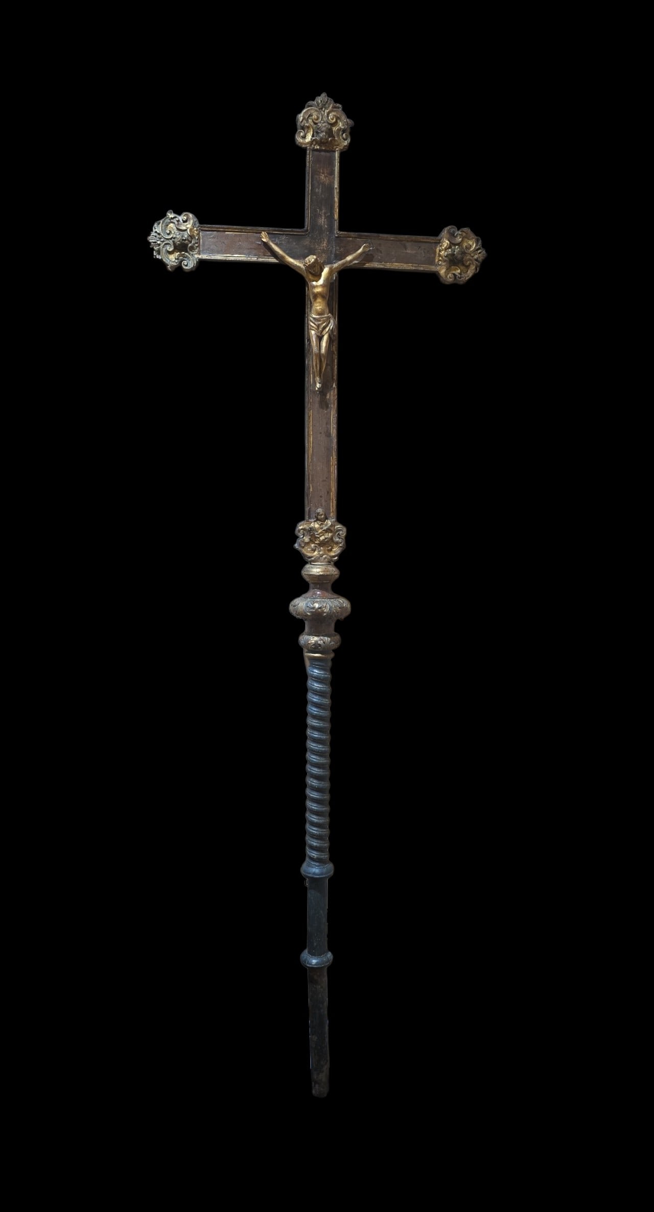 Antique Processional Cross 17Th Century Italian (1 of 10)