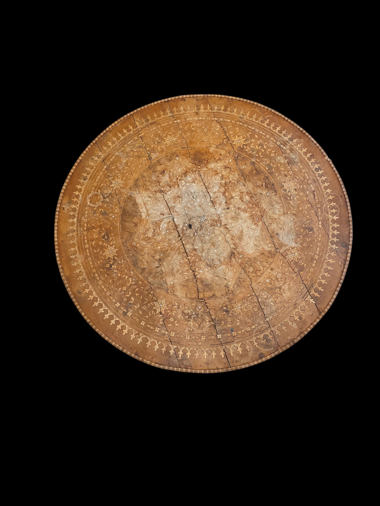 Antique Syrian Marquetery Table (1 of 3)