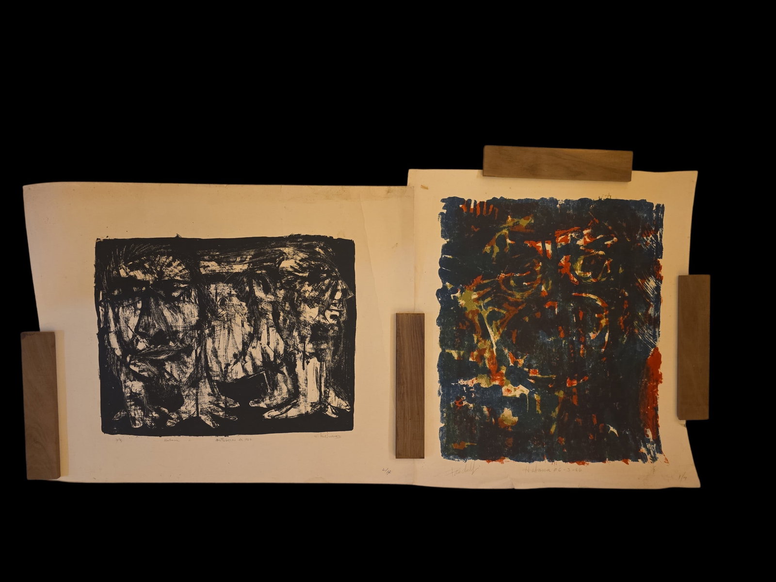 Mid-century Lithographs By Cuban Artists (1 of 3)