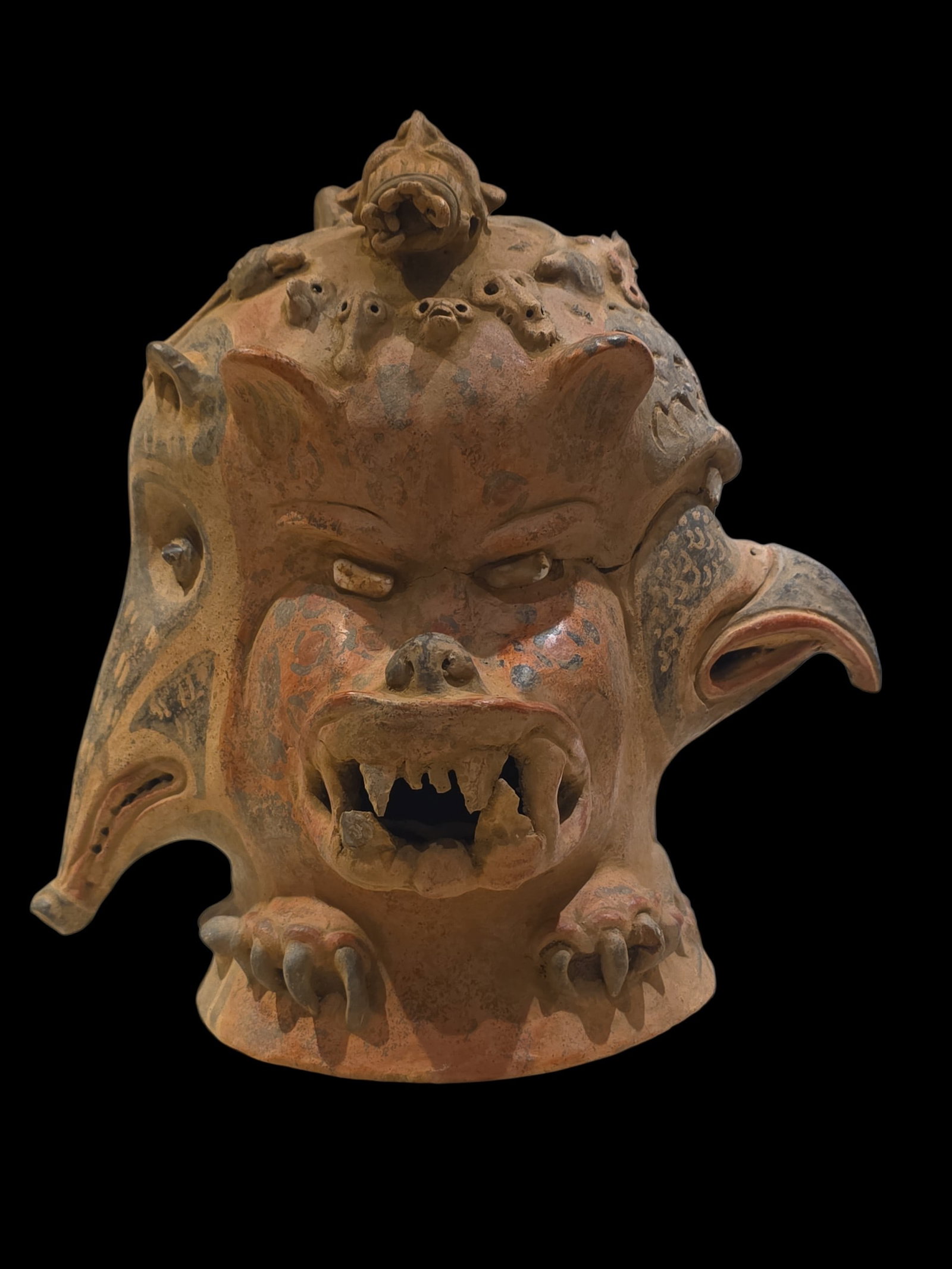 Pre-Columbian Style Ceramic Jaguar Figure, Veracruz (1 of 6)