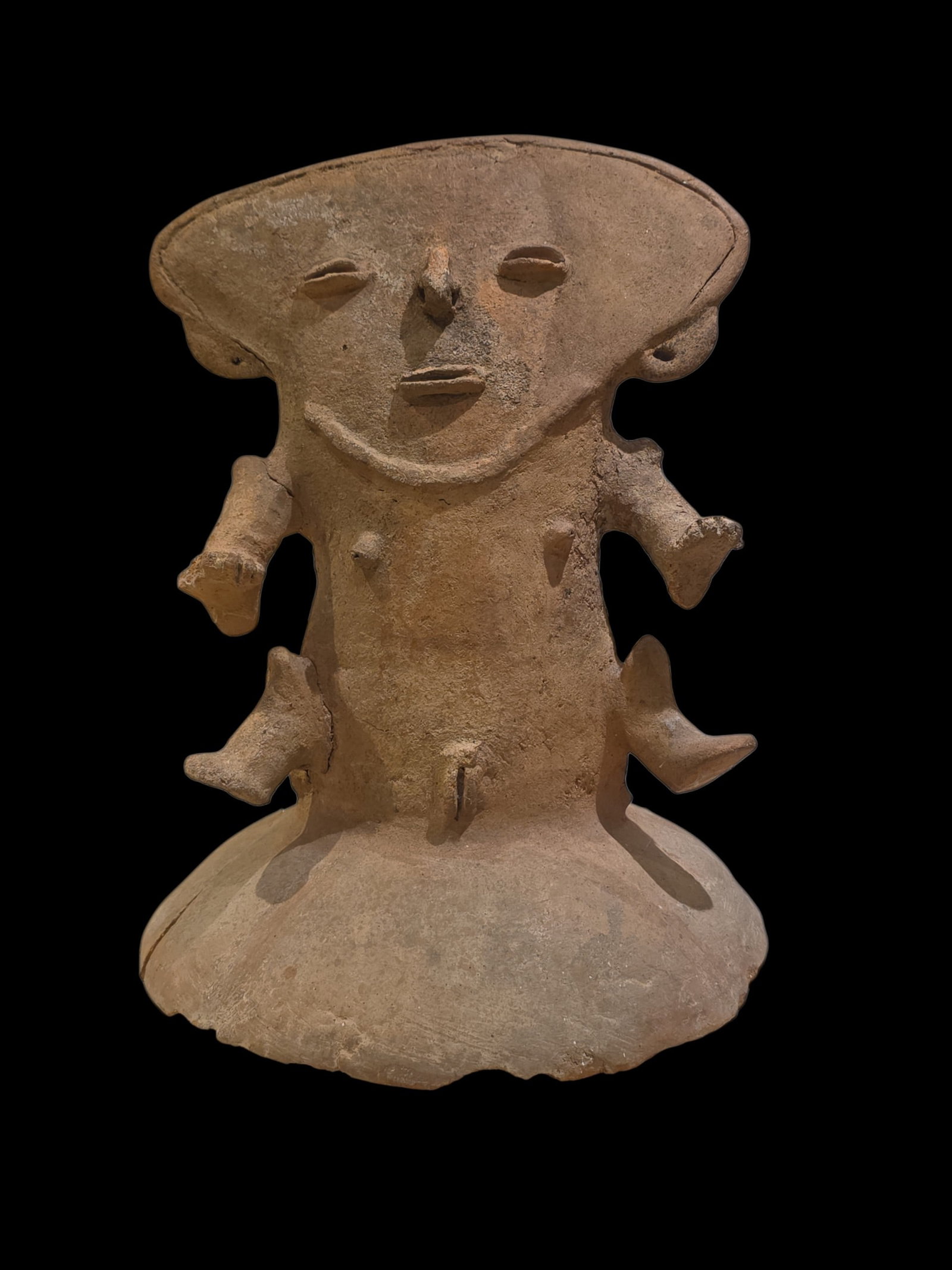 Pre Columbian Style Human Figure Vessel Colombia (1 of 4)