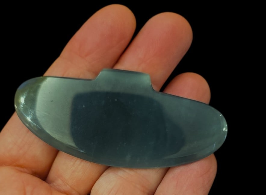 Pre-Columbian Style Blue Jade Pectoral Pendant Guatemala (1 of 3)