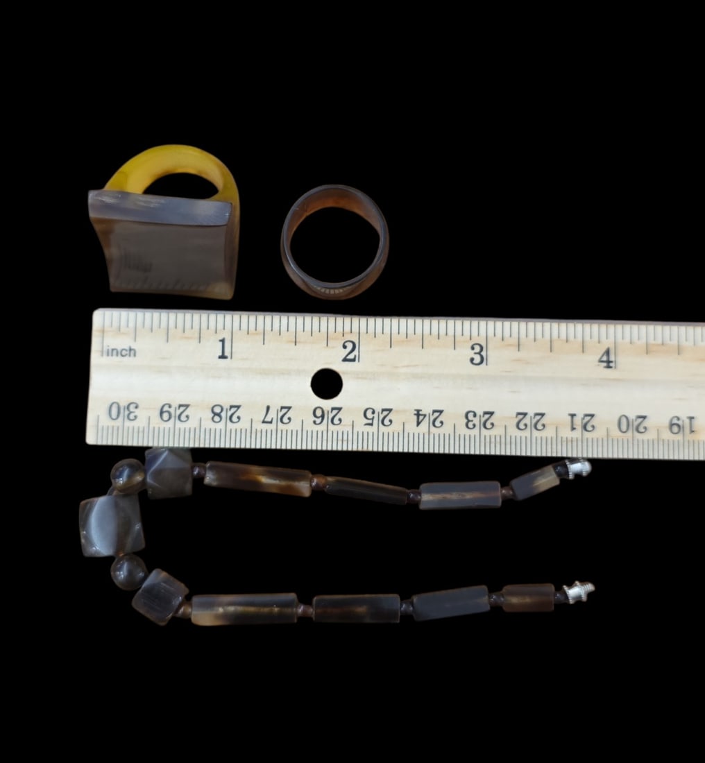 Victorian Tortoise Bracelet And Ring Set - 2