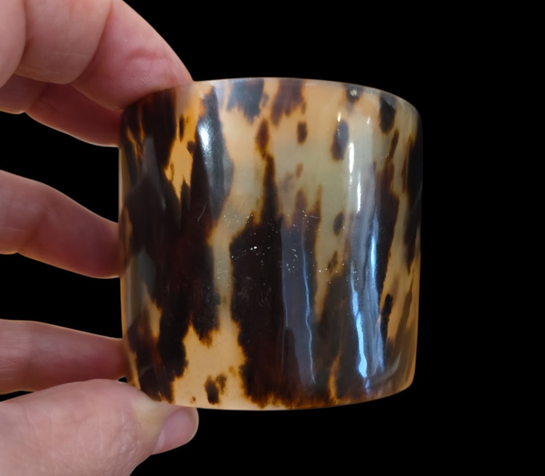 Antique Victorian Tortoise Cuff Bracelet (1 of 4)