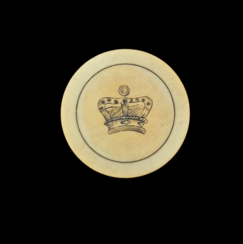 Antique Gaming Chip 19Th Century (1 of 3)