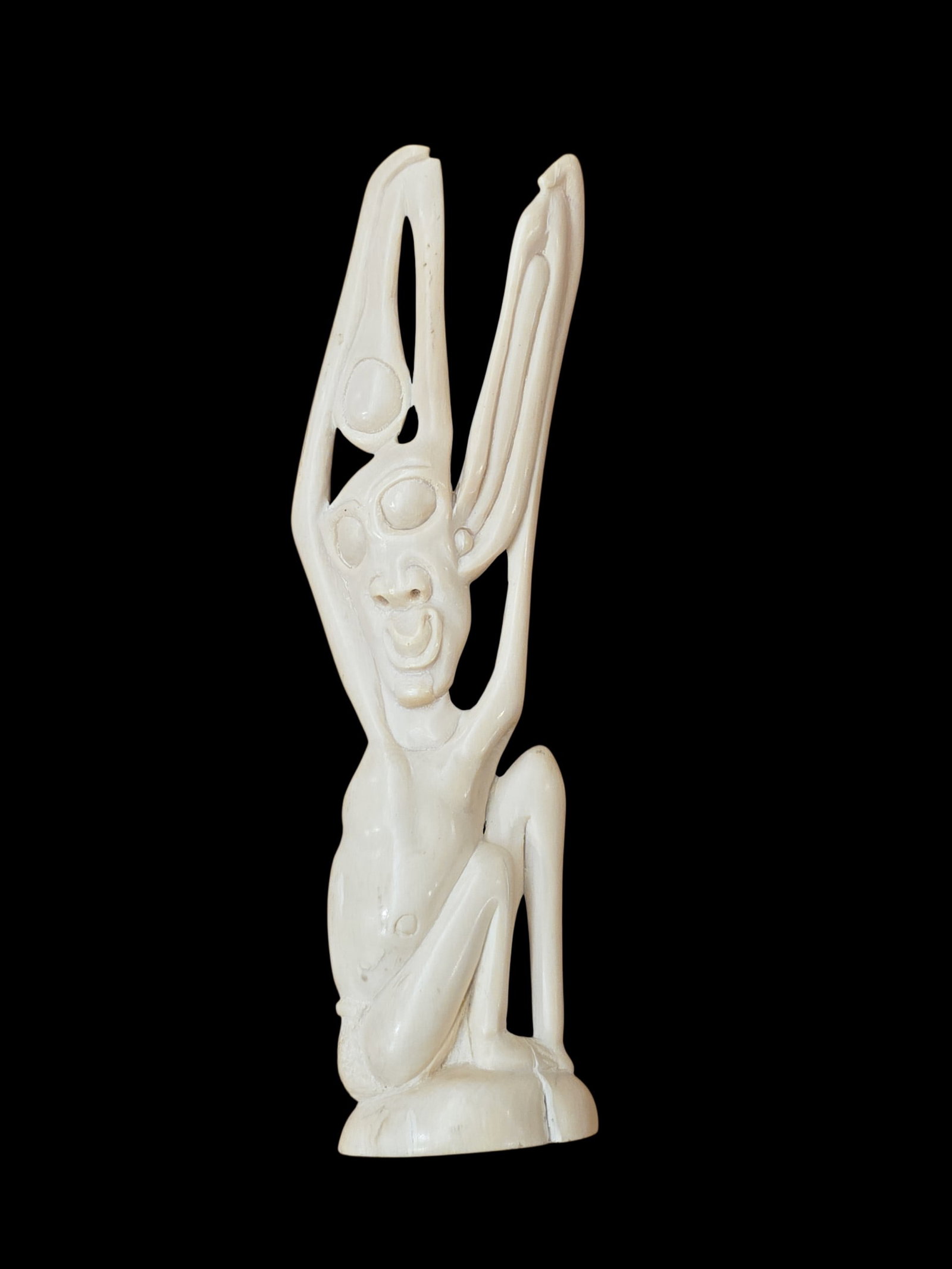 Antique Maori - Inuit Abstract Human Carving (1 of 3)