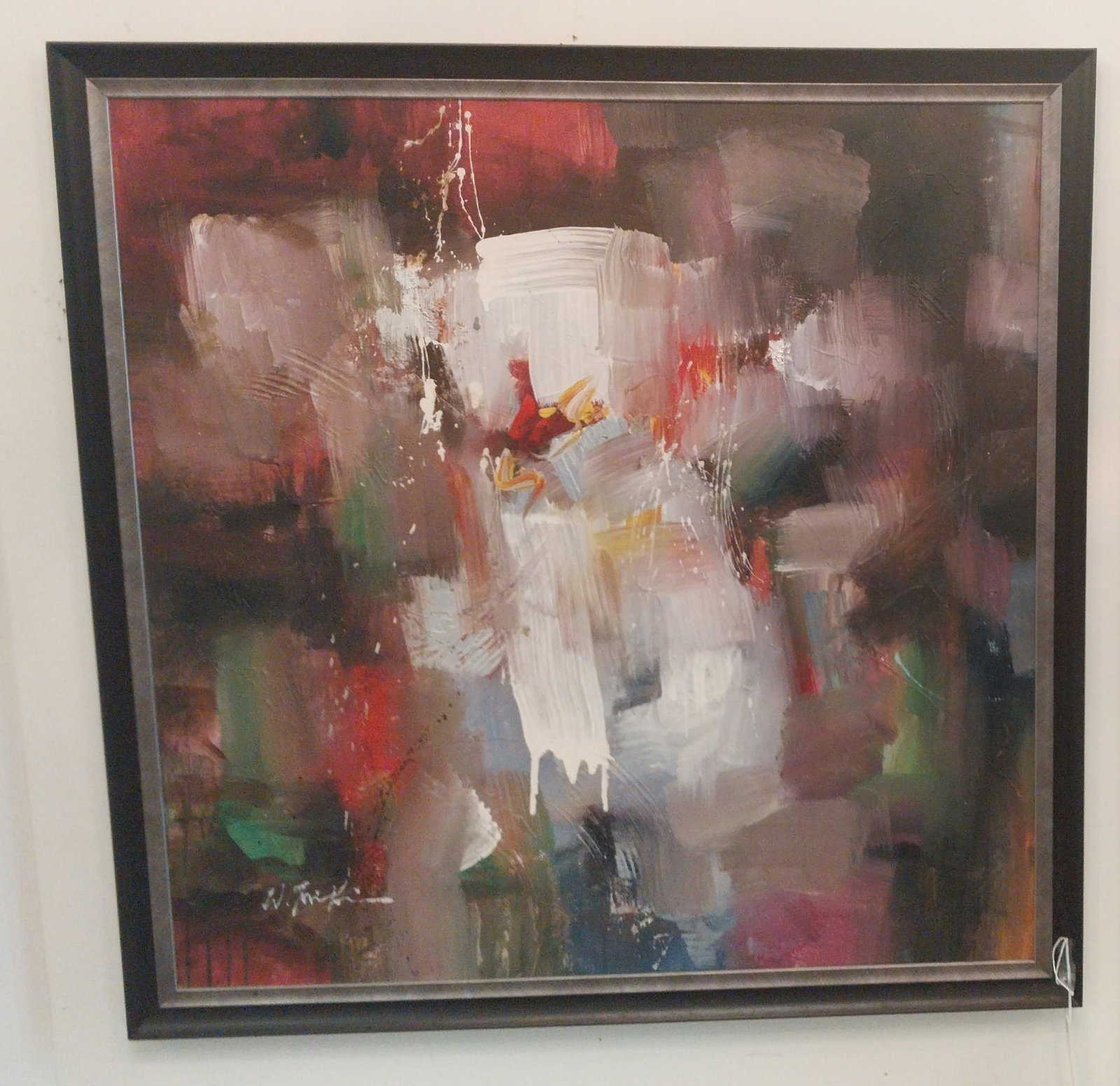 Abstract Original Artwork, 40 x 40in (1 of 2)
