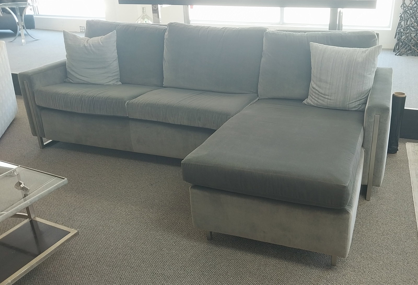 Skylar Sleeper Sofa, gray, 106in (1 of 3)