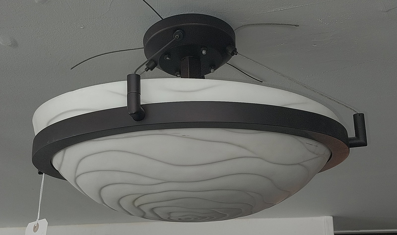 Floral Mold Pendant Light, approx 20in (1 of 2)