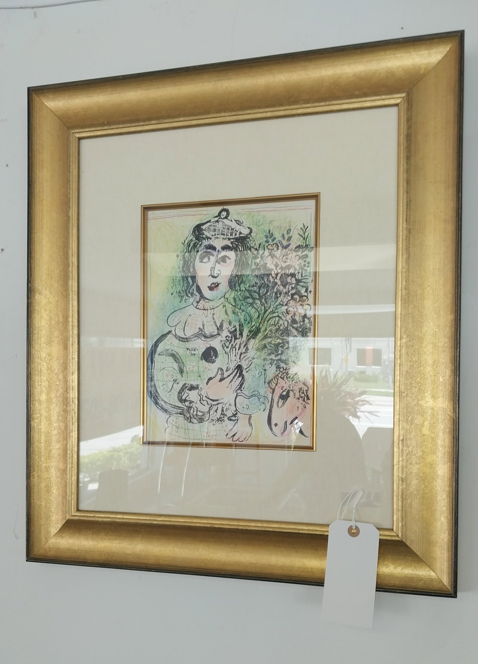 Marc Chagall Lithrograph - framed - 26 x 23 in: Marc Chagall Lithrograph - framed - 26 x 23 in