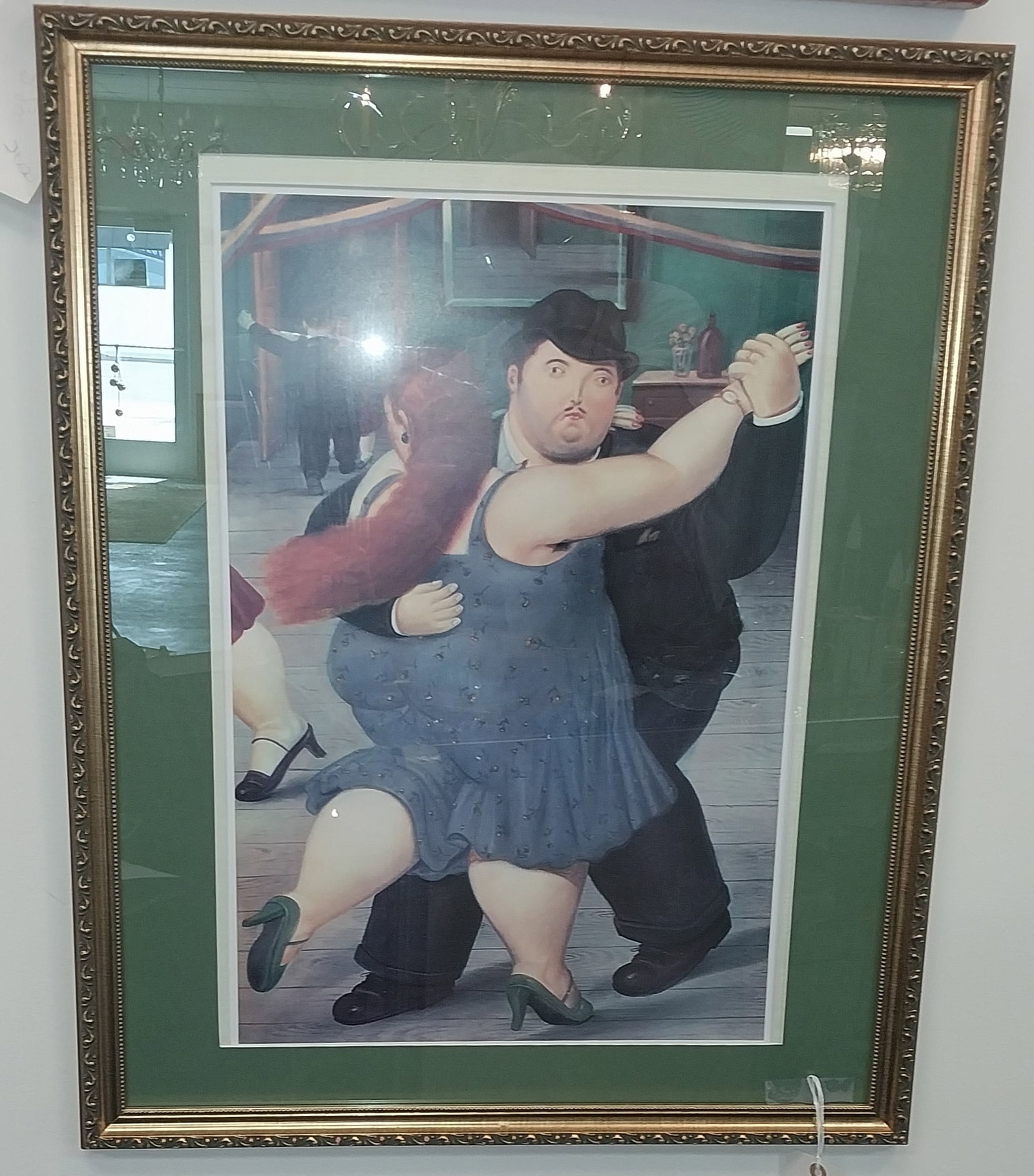Botero-Style Framed Print, 30 x 24in: Botero-Style Framed Print, 30 x 24in
