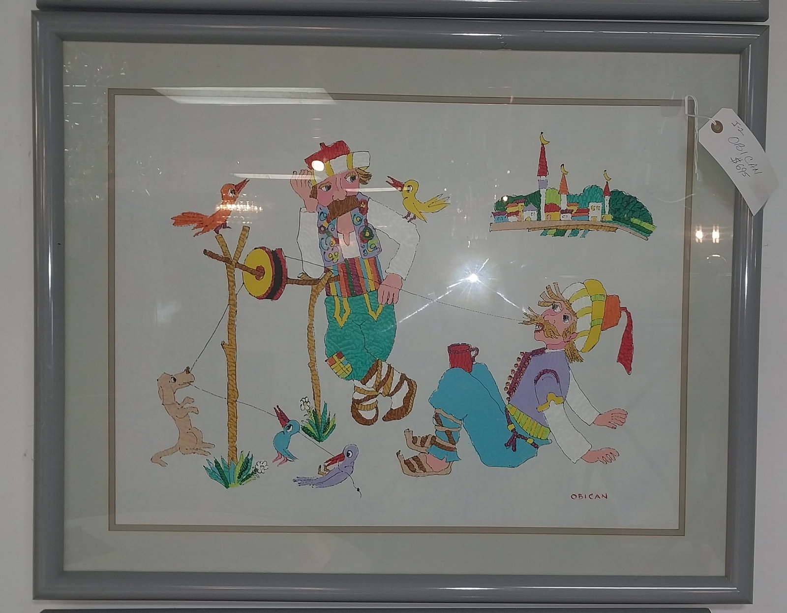 Obican Framed Print, 25.5 x 30.5 in: Obican Framed Print, 25.5 x 30.5 in
