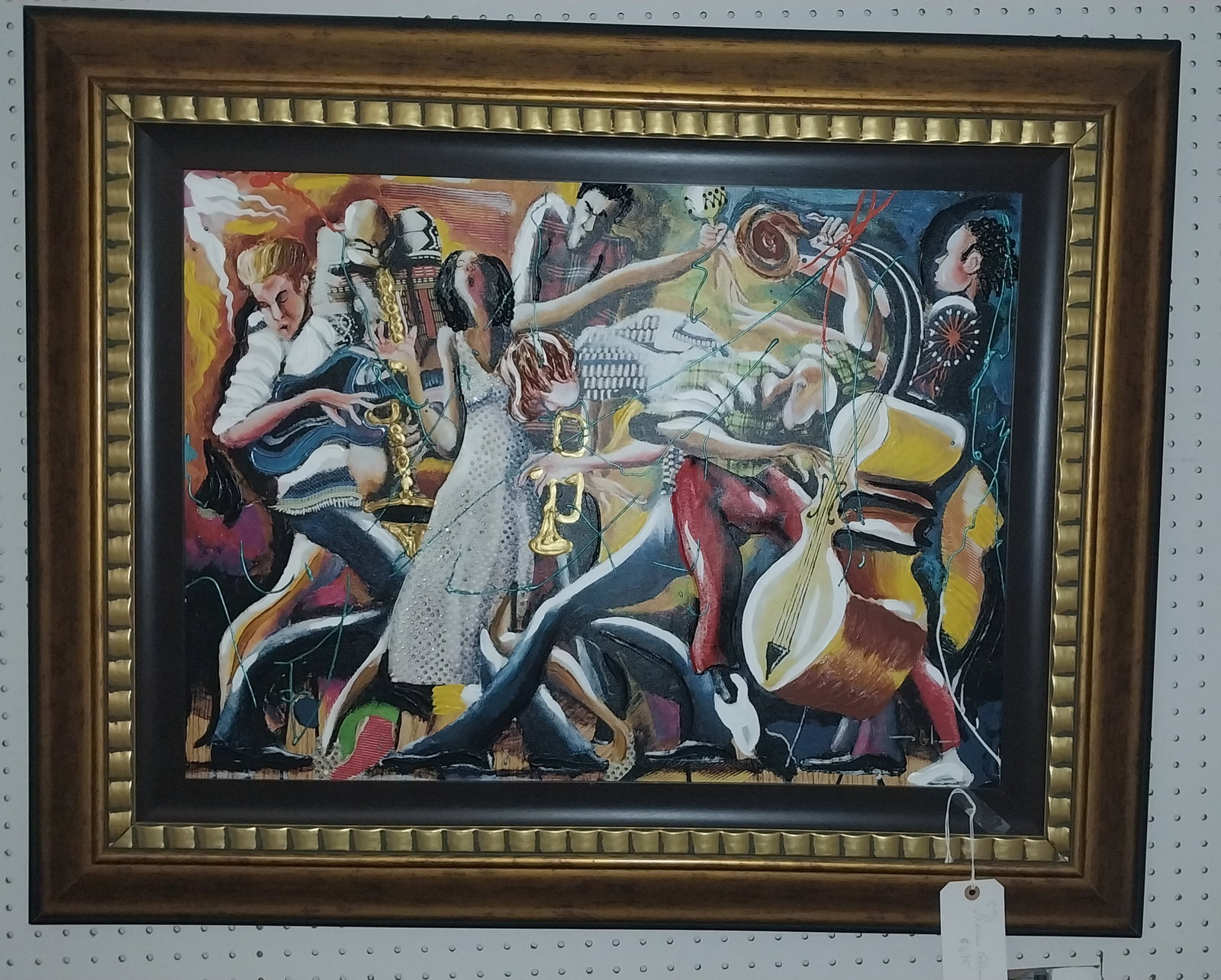 Musicians, Original Art by Marcus Glenn, framed, 32 x 40in (1 of 3)