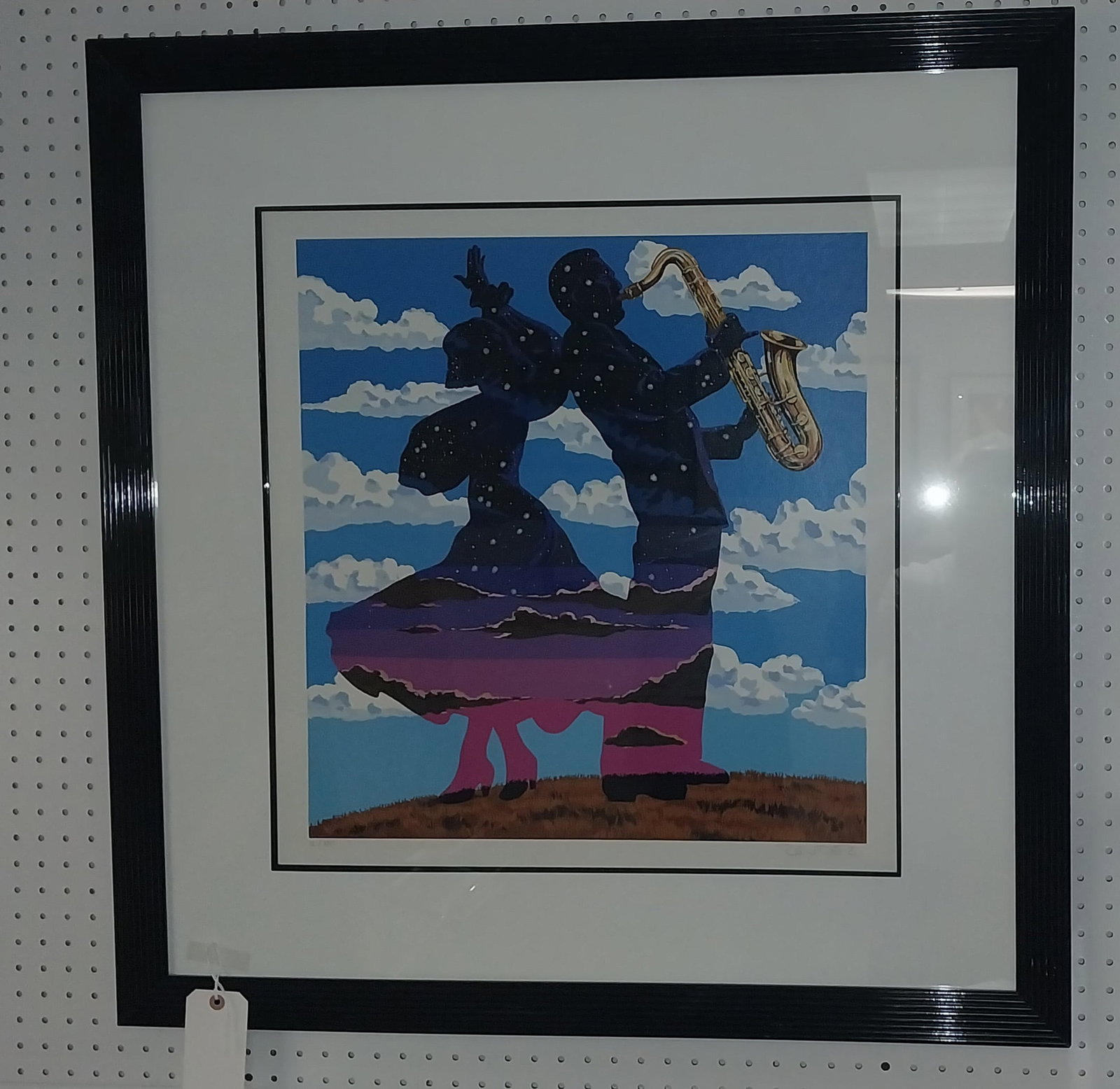 Flamingo Jazz, Limited Edition Lithograph, 12/350, 36 x 35.5in: Flamingo Jazz, Limited Edition Lithograph, 12/350, 36 x 35.5in