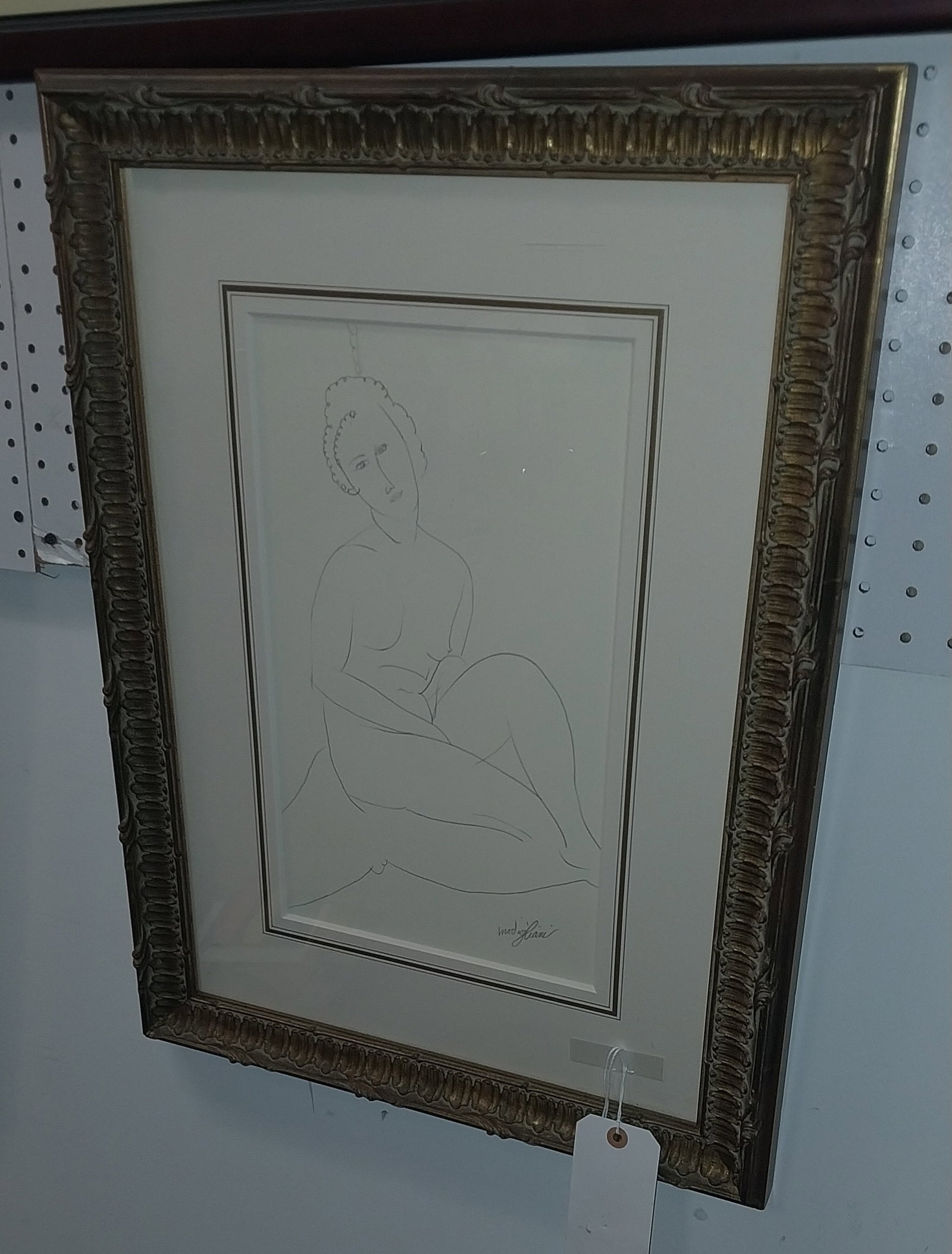 Framed Art by Modigliane, 27 x 19.5 (1 of 3)