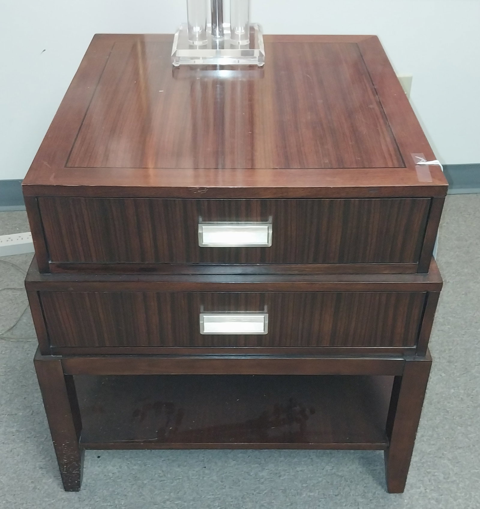 Wooden Table by Lexington, 26 x 26.5 (1 of 2)