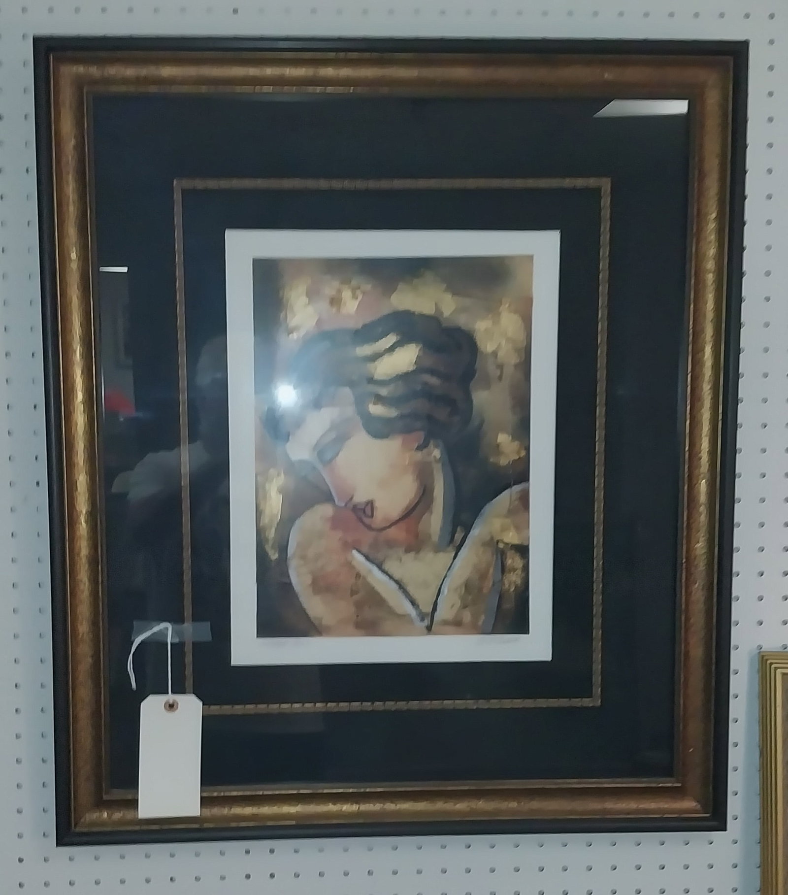 Framed Lithograph, Visage by Conner, 31 x 27in: Framed Lithograph, Visage by Conner, 31 x 27in