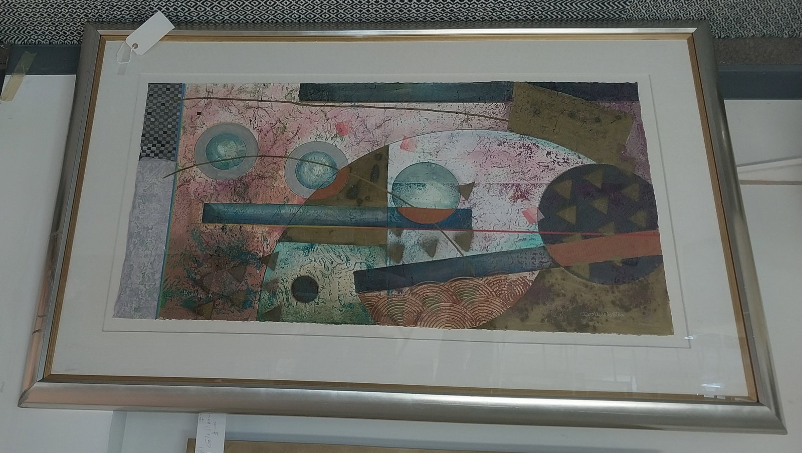 Framed Abstract Art, 40 x 62.5 (1 of 2)