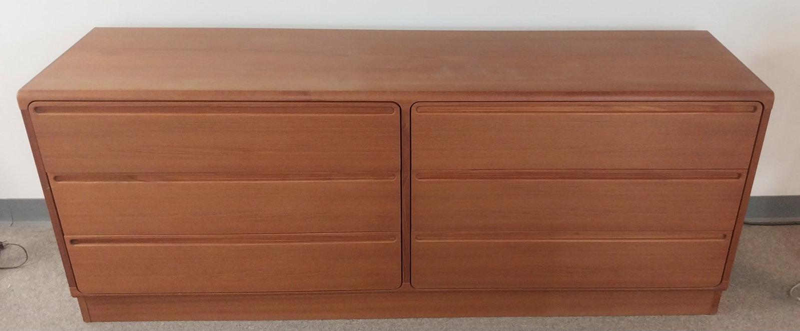 Danish Mid-Century Modern Dresser by Torring, 71 x 19 x 29 in (1 of 2)