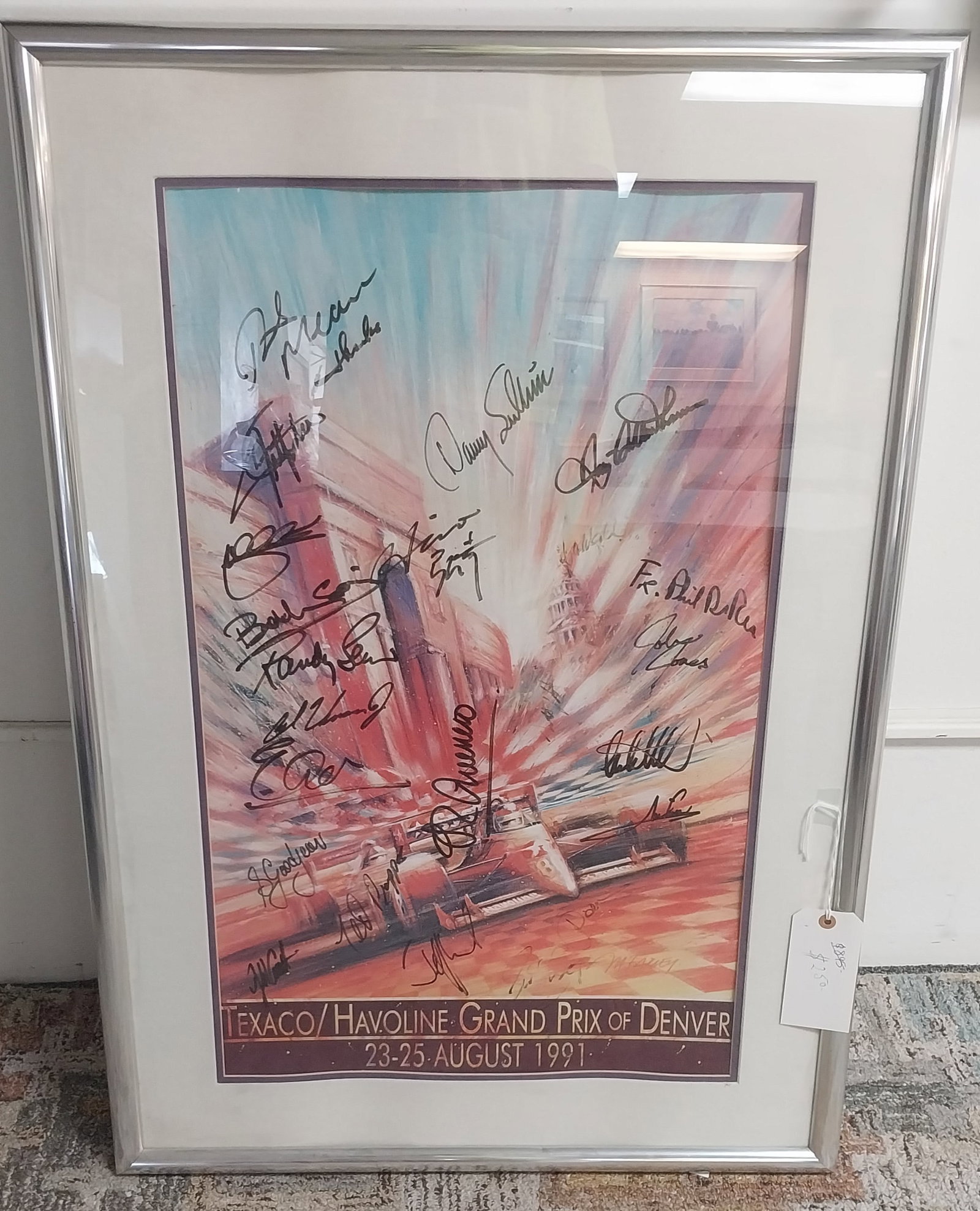 Multi-Signed Poster of Texaco/Havoline Grand Prix of Denver 1991, 39 x 27 In. (1 of 2)