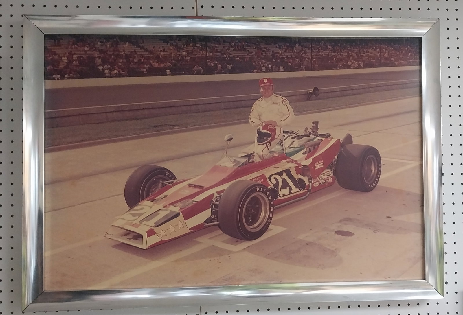 Cale Yarborough at Indianapolis Race, 37 x 39 In. (1 of 3)