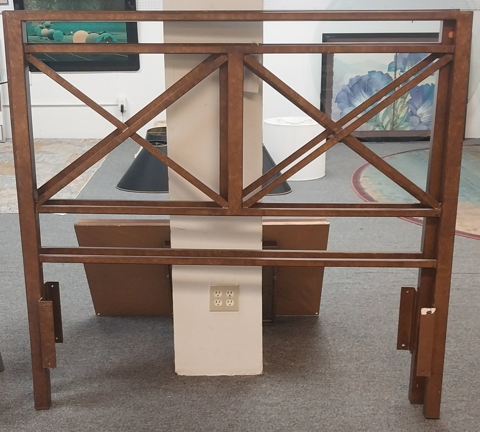Metal Headboard Only, Full Size, 59 In. W (1 of 1)