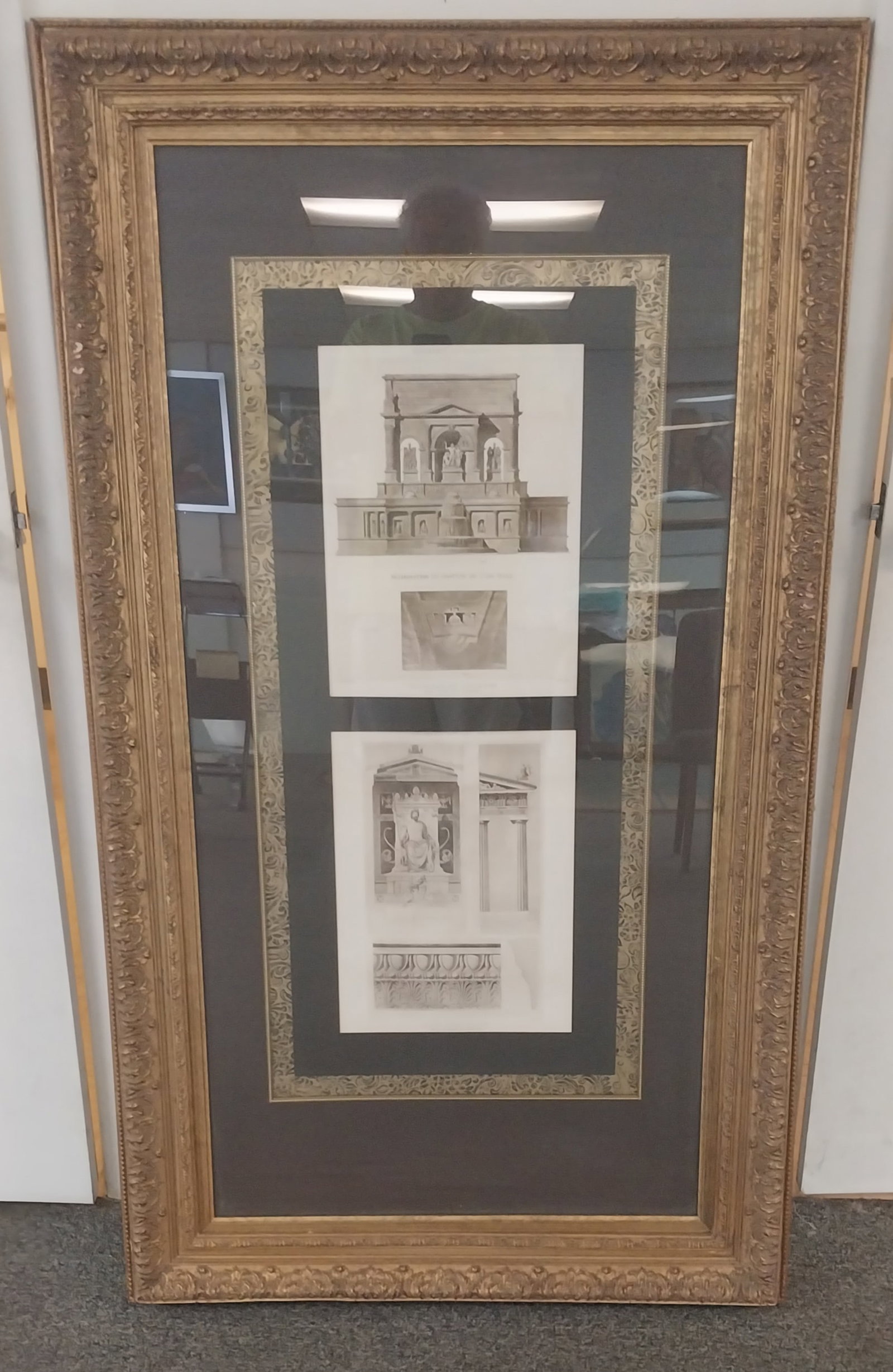 Framed Prints, Restoration Chateau d'Eau, 57 x 32 In. (1 of 2)