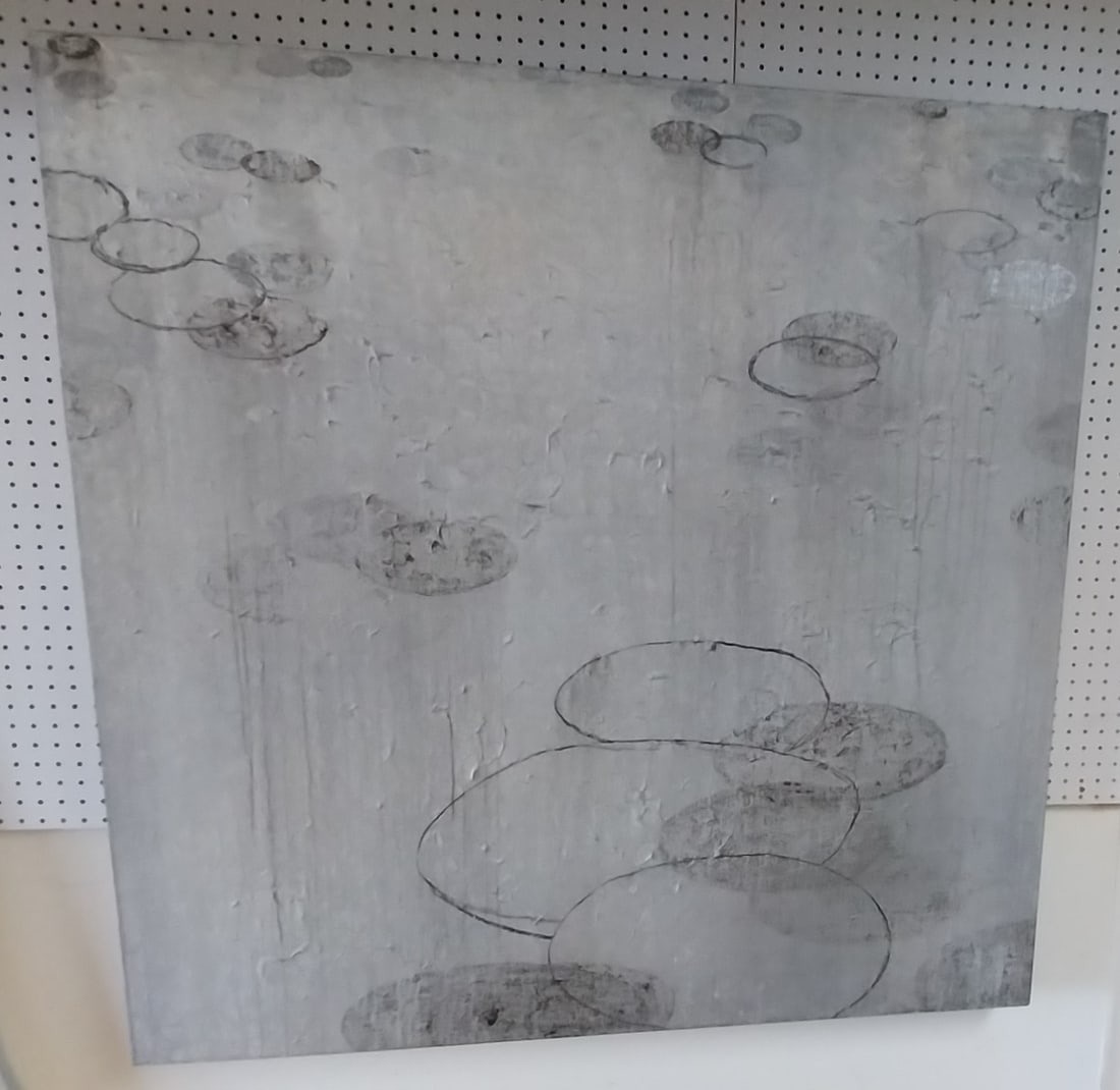 Abstract Original Art, Gallery Wrapped, 48 x 48 In. (1 of 3)