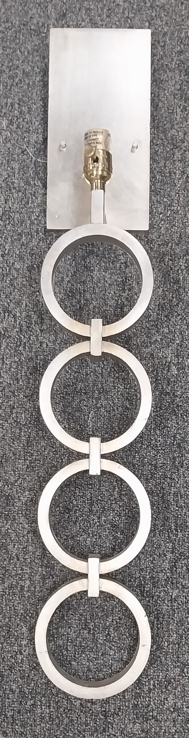 Contemporary Metal Sconce: Contemporary Metal Sconce