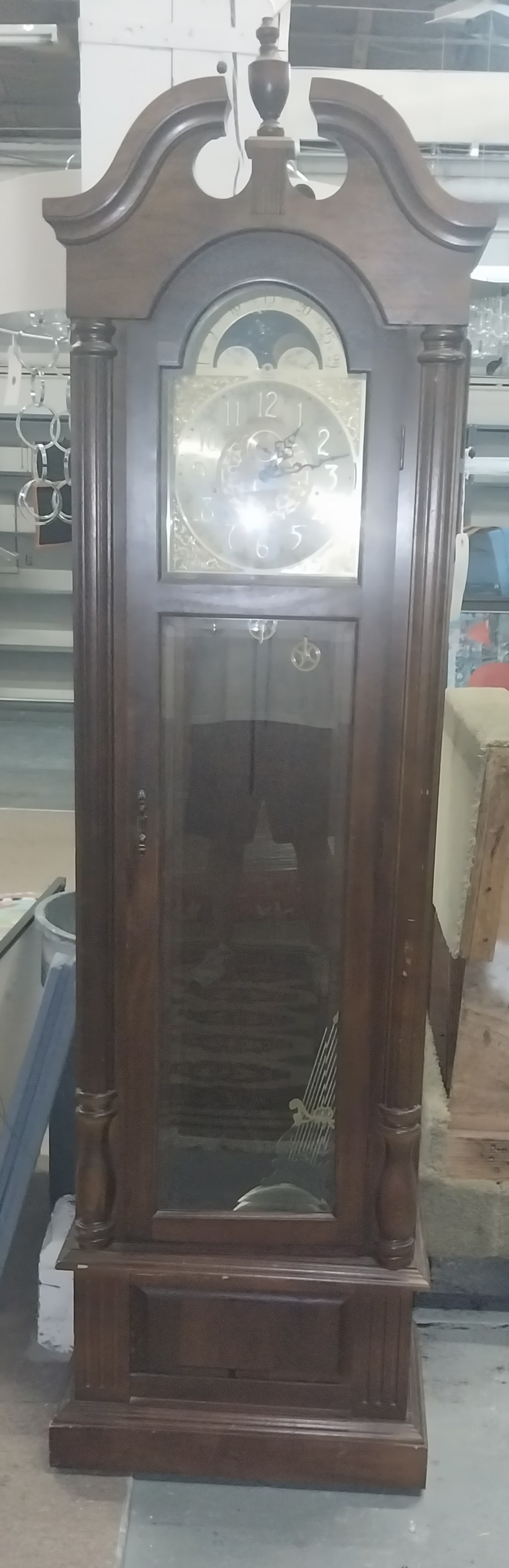 Grandfather Clock, Steinway Co, 83 x 21 in (1 of 4)