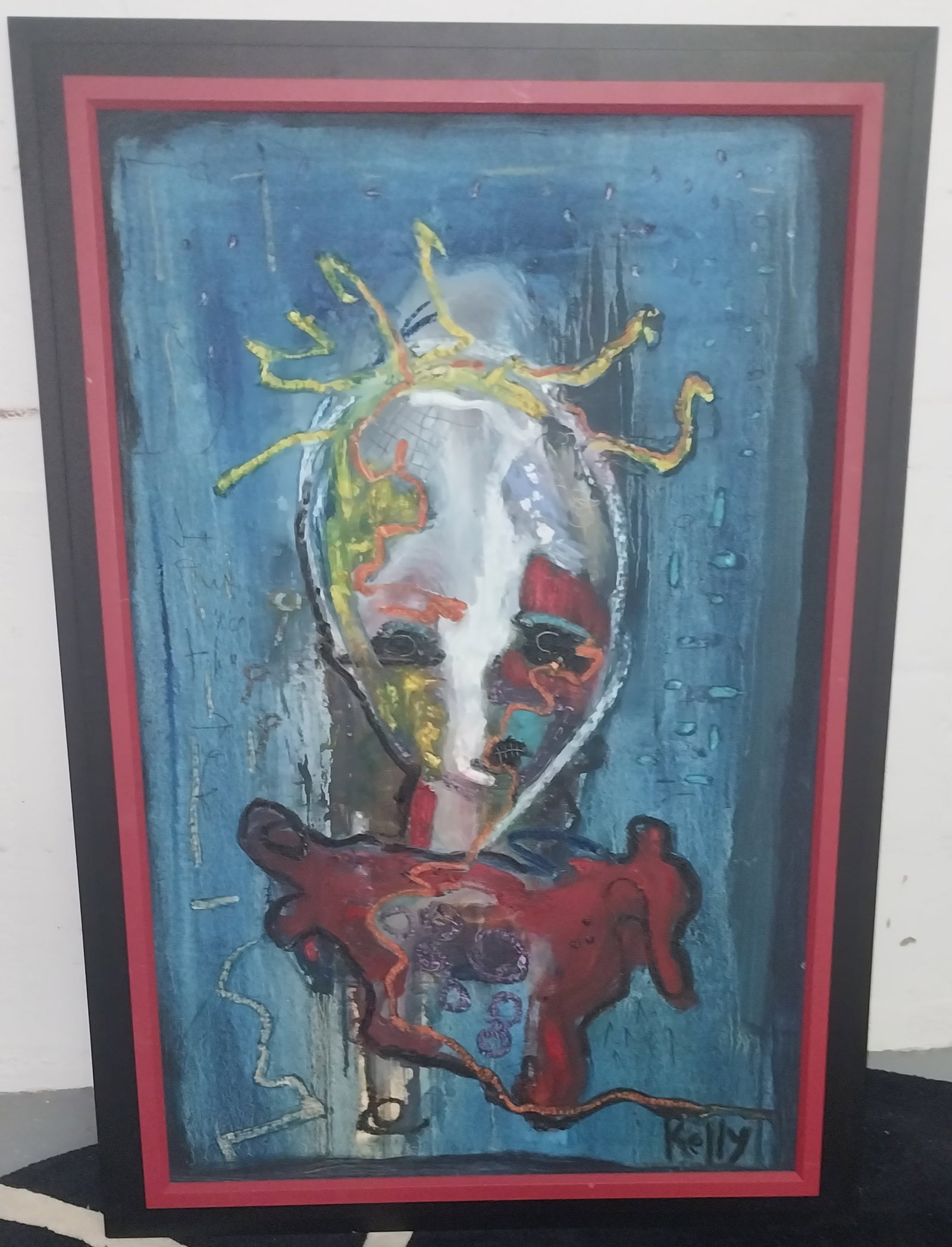 Expressionist Art by Kelly, 44 x 30 in (1 of 3)