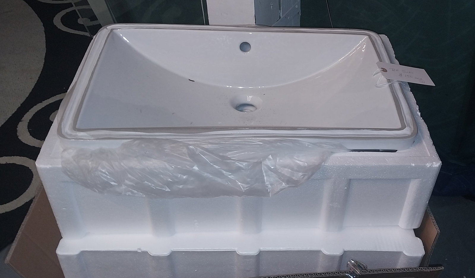 Restoration Hardware Undermount Porcelain Bathroom Basin (1 of 1)