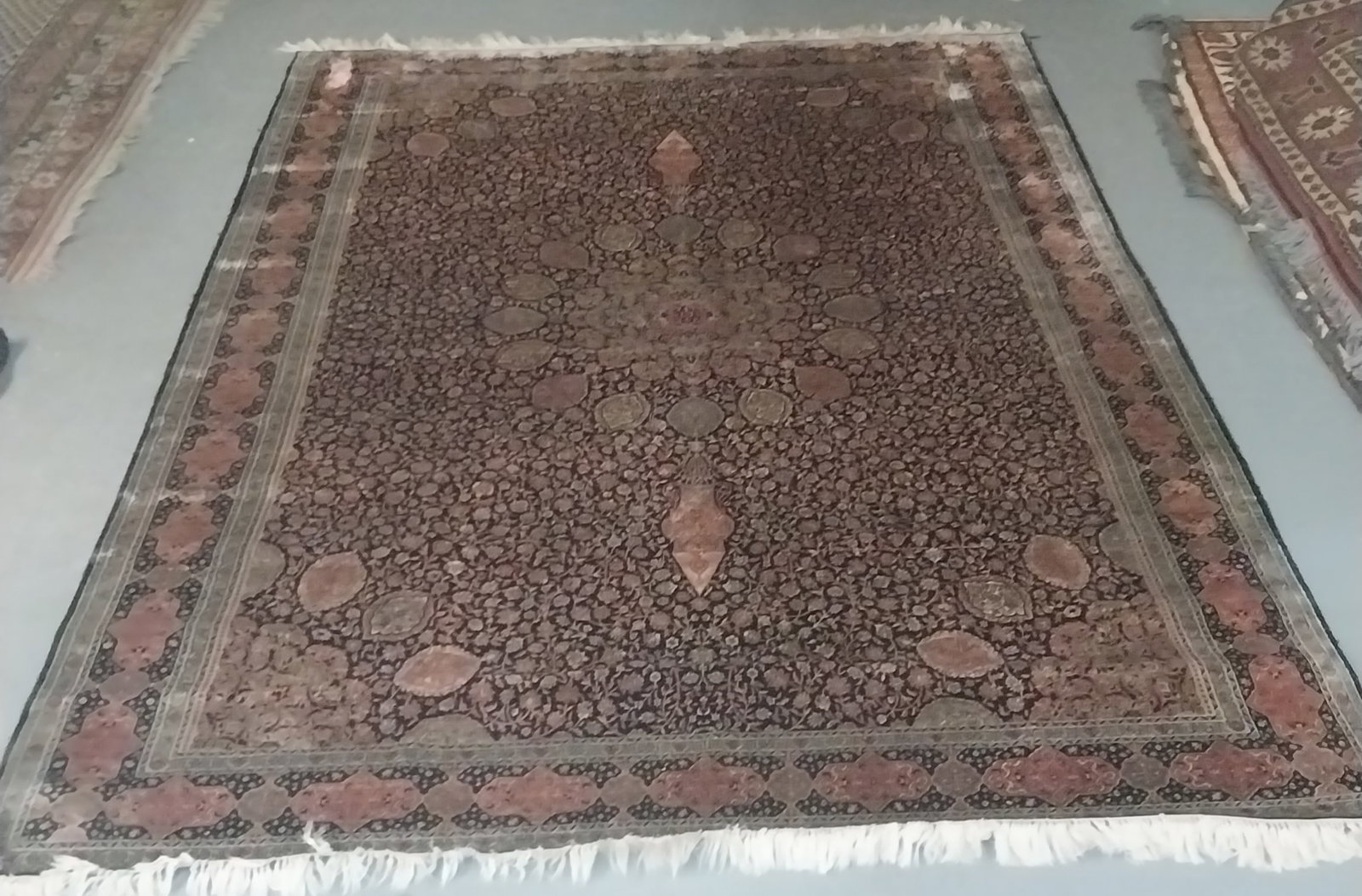 Ardabil Carpet with Central Medallion Design, 6ft x 9ft 1in (1 of 2)