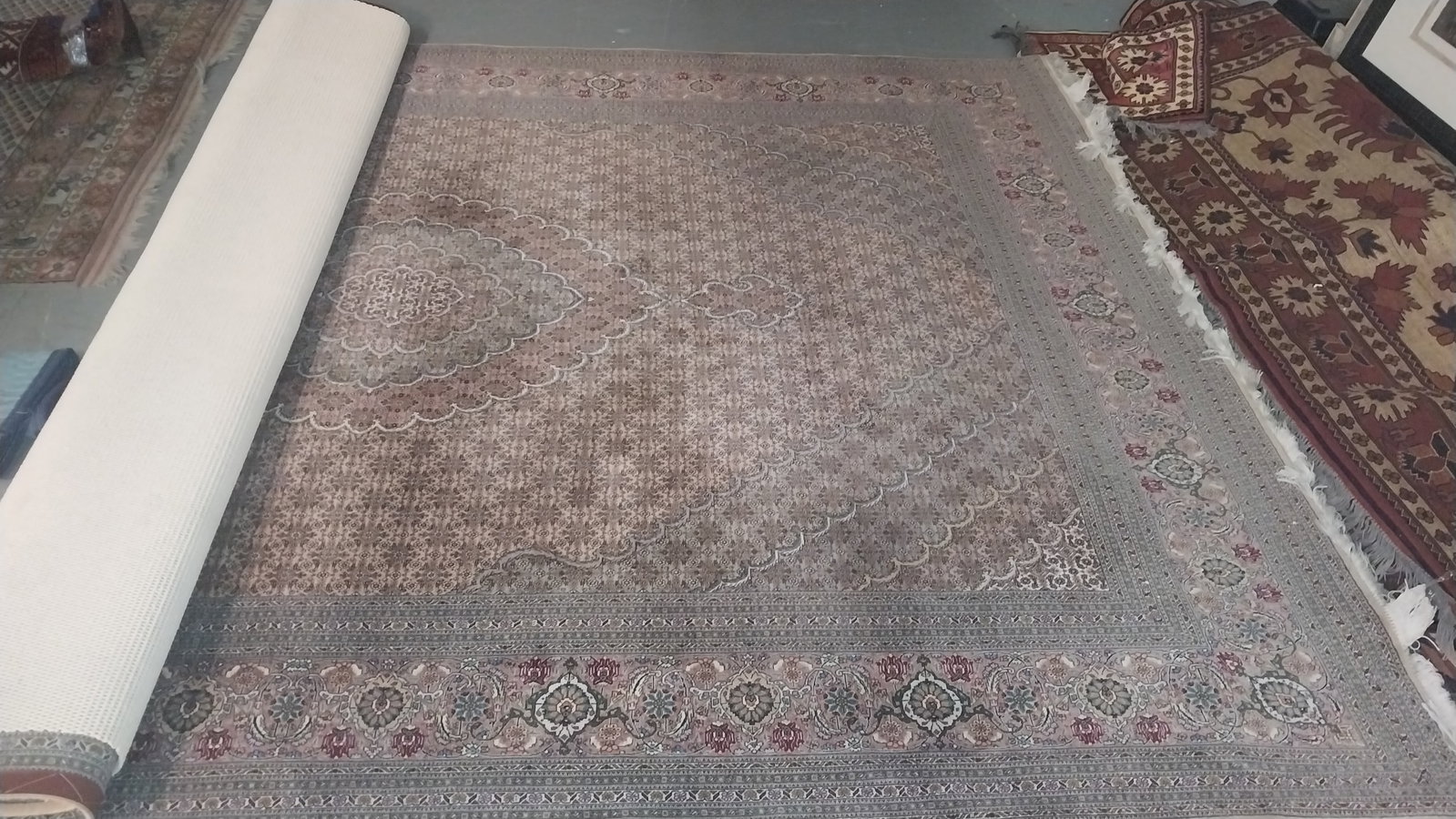 Oriental Rug, Over-Sized, 8ft 3in wide x approx 12 ft (1 of 2)