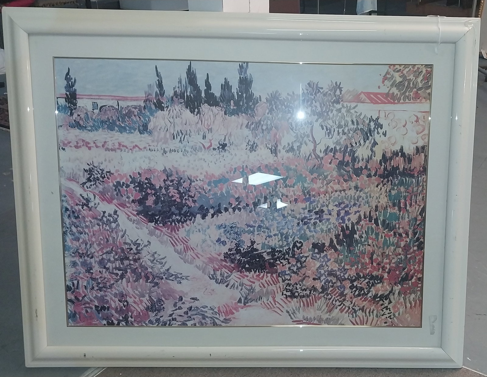 Framed Impressionist Print, 46 x 57 in. (1 of 2)