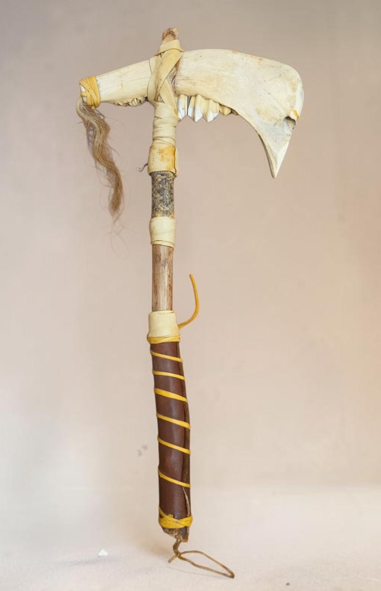 Native American Jawbone war Club (1 of 3)