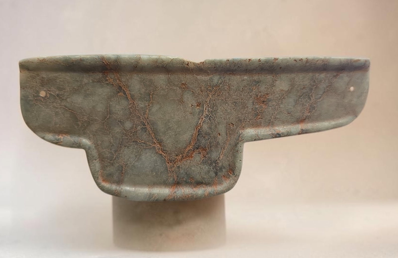 Pre-Columbian Olmec jade spoon (1 of 5)