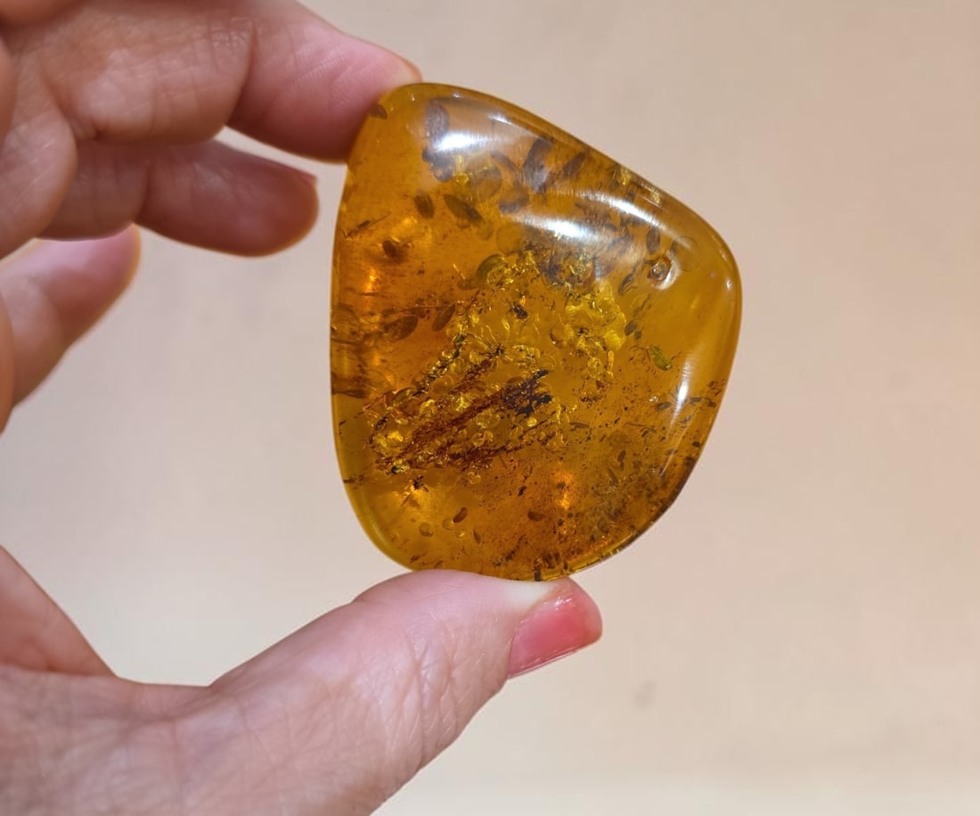 Large Amber Specimen: 2" x 2" Large Amber Specimen