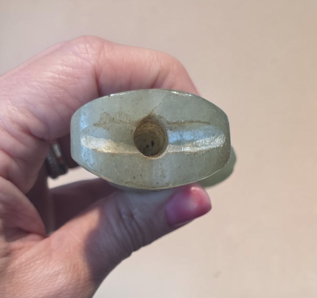 Antique Muhal Jade Dagger Handle - 3