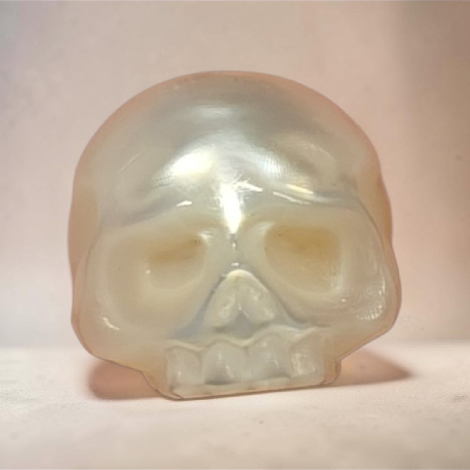 Carved Skull Pearl Bead (1 of 4)