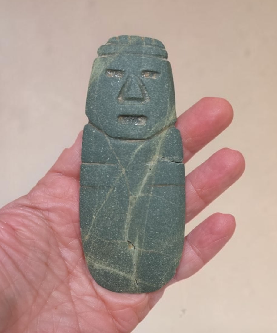 Pre-Columbian Anthropomorphic Axe God Celt (1 of 4)